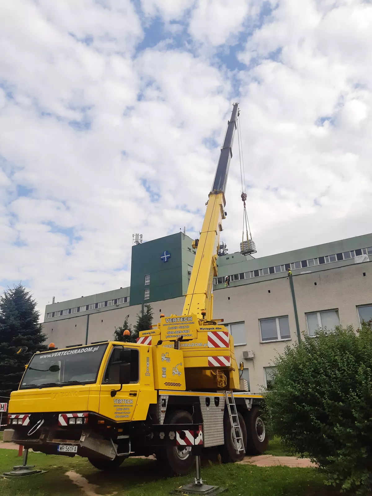 Dźwig 50 ton - galeria prac Radom