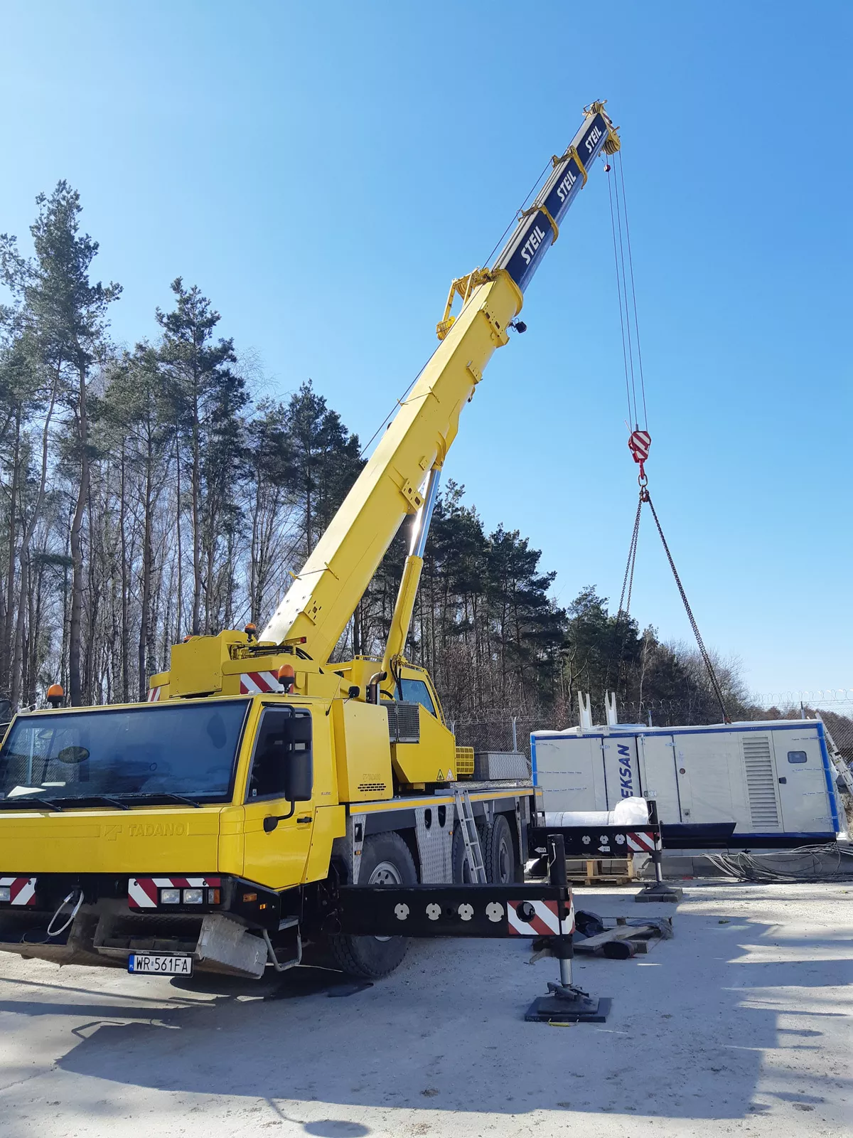 Dźwig 50 ton - galeria prac Radom